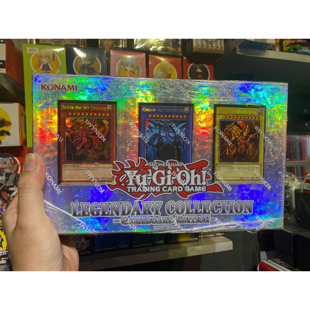 [ Dưa Hấu Yugioh ] Hộp Thẻ Bài Legendary Collection Thần Osiris Ra Obelisk Gameboard Edition LC01