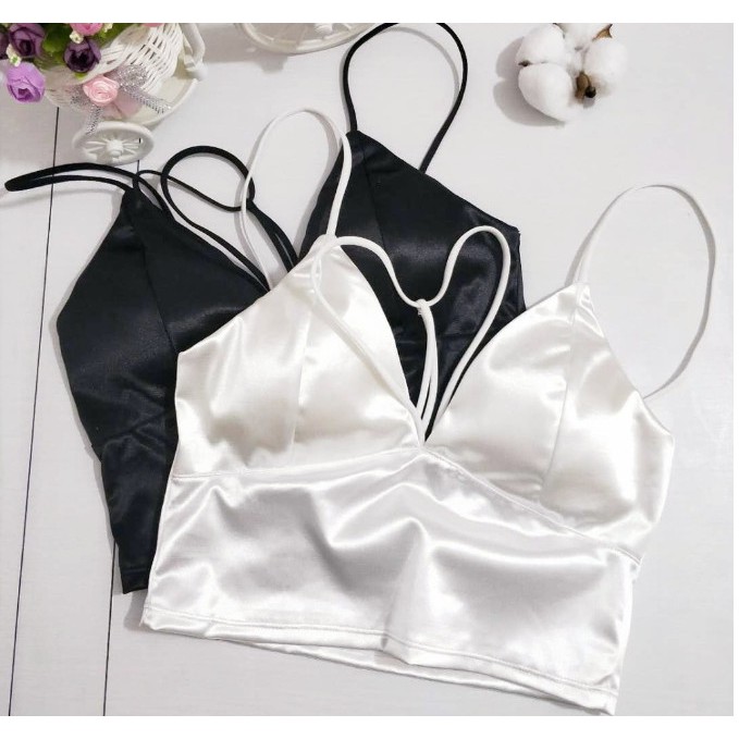 Áo bra phi lụa - A189