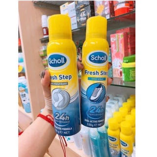 Xịt hôi chân và xịt giày của Scholl