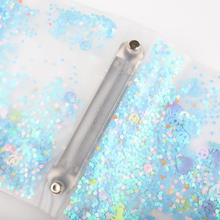 BINDER 2 CÒNG HOLO / HẠT CƯỜM KÈM 25 SHEET