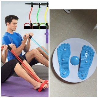 Bộ 2 siêu rẻ Dụng cụ tập giảm mỡ bụng siêu tốc- loại xoay eo có bàn chân loại sịn
