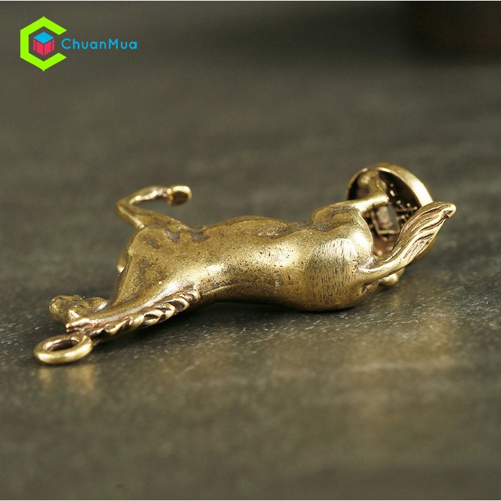 Móc Khóa Đồng Mã Kim Tiền ( Phong Thủy tuổi Ngựa, Mã đáo thành công)
