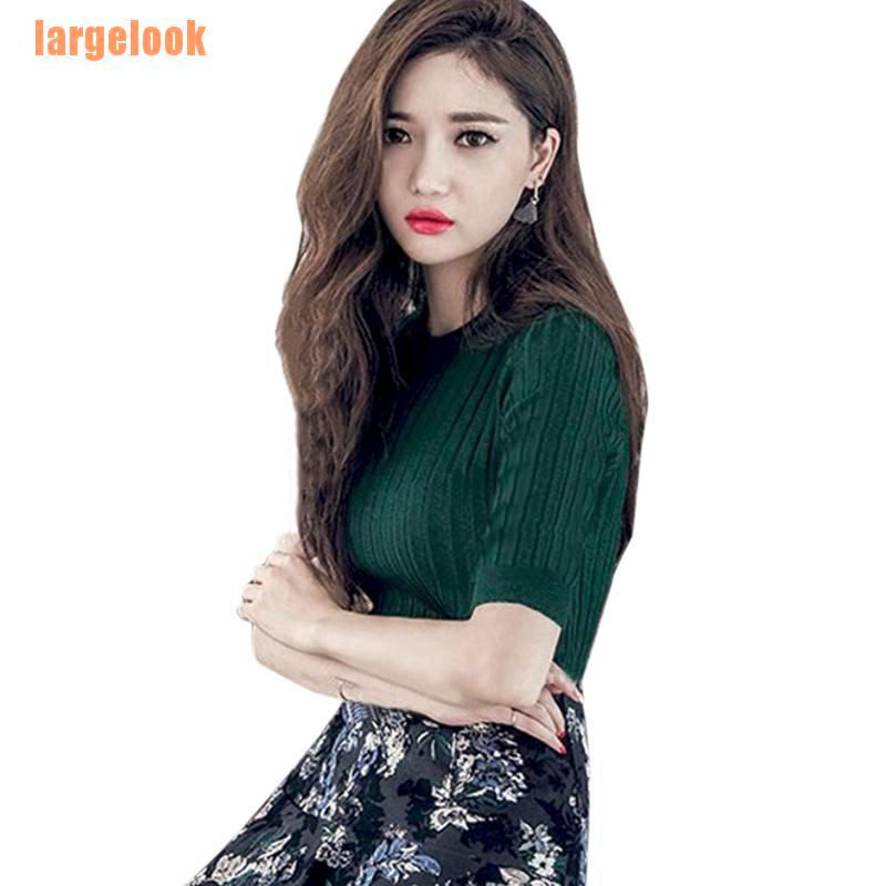 Áo Dệt Kim Cổ Tròn Mềm Mại Thời Trang Mùa Xuân Dành Cho Nữ