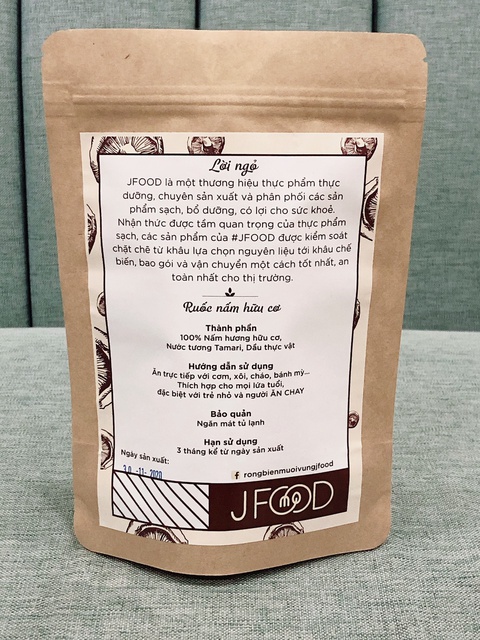 RUỐC NẤM HỮU CƠ JFOOD 200G - CHUẨN ĂN THỰC DƯỠNG | BigBuy360 - bigbuy360.vn