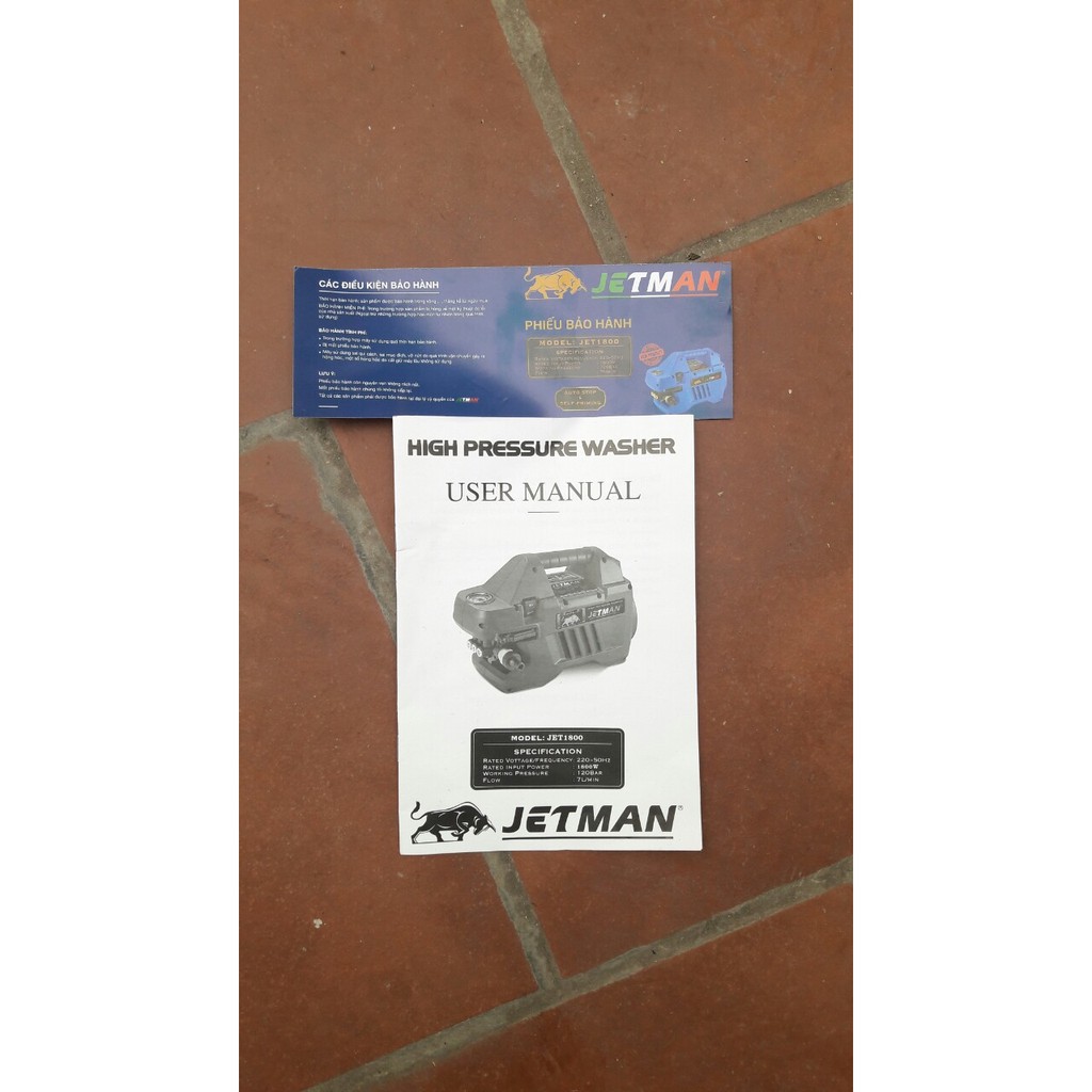 MÁY RỬA XE CAO CẤP - MÁY RỬA XE CAO CẤP JETMAN 1800W