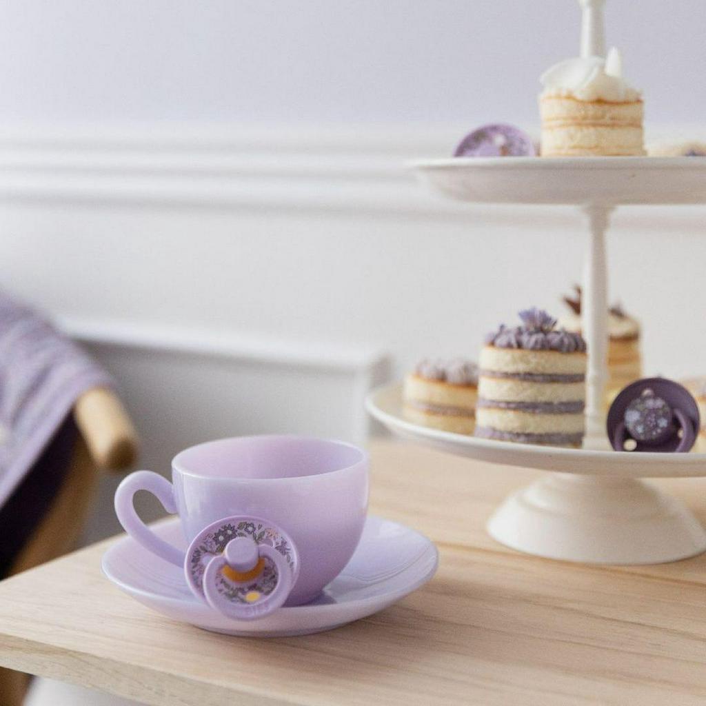 Ti giả Bibs Liberty Colour  núm tròn cao su Đan Mạch nhập khẩu chính hãng