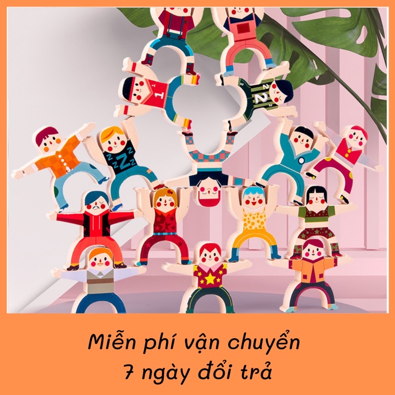Có video - Bộ xếp hình xây dựng xếp chồng lên nhau giúp bé phát triển tư duy sáng tạo sớm