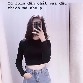 Áo croptop dài tay