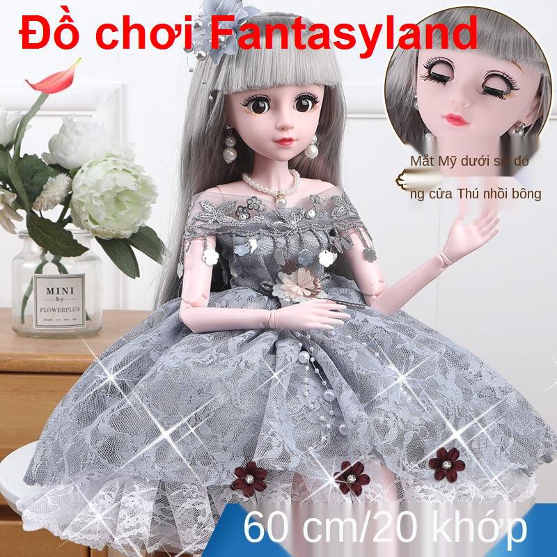 Bộ búp bê Barbie ngoại cỡ 60 cm, bé gái, công chúa, đồ chơi sinh nhật độc thân quà tặng vảimocbo