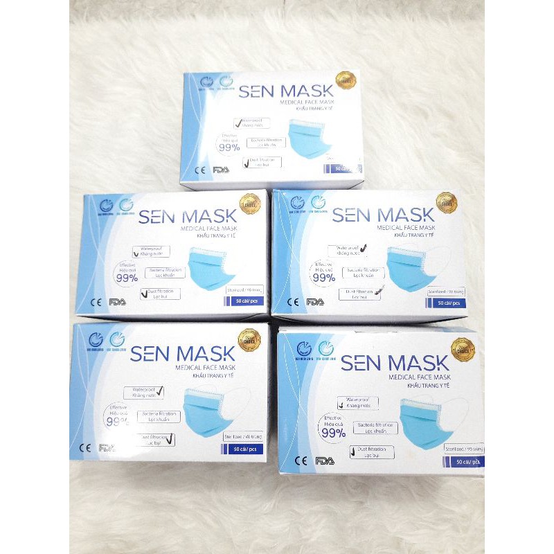 (GIÁ HỦY DIỆT)KHẨU TRANG SEN MASK 4 LỚP CÔNG TY LOVELY VN SẢN XUẤT CHỨNG NHẬN BỞI FDA VÀ CE CÔNG NHẬN HIỆU QUẢ.