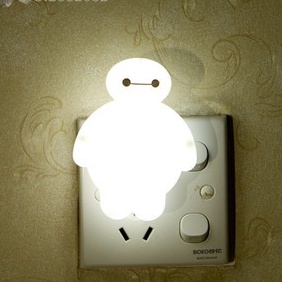 Đèn ngủ tạo hình Baymax hoạt hình cực kì dễ thương, đèn ngủ dễ thương tiện ích