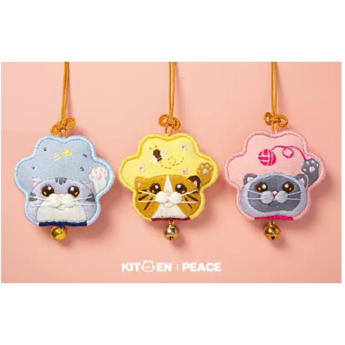 DIY Bộ Dụng Cụ Thêu Túi Thơm Thủ Công Họa Tiết Xinh Xắn Đáng Yêu - Mèo Xinh Cat Kitten Embroidery - ZEN Handmade