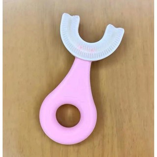 Bàn chải đánh răng silicon hình chữ U phù hợp cho bé từ 2 đến 5 tuổi