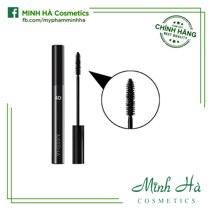 Mascara dày mi Missha không lem The Style 4D
