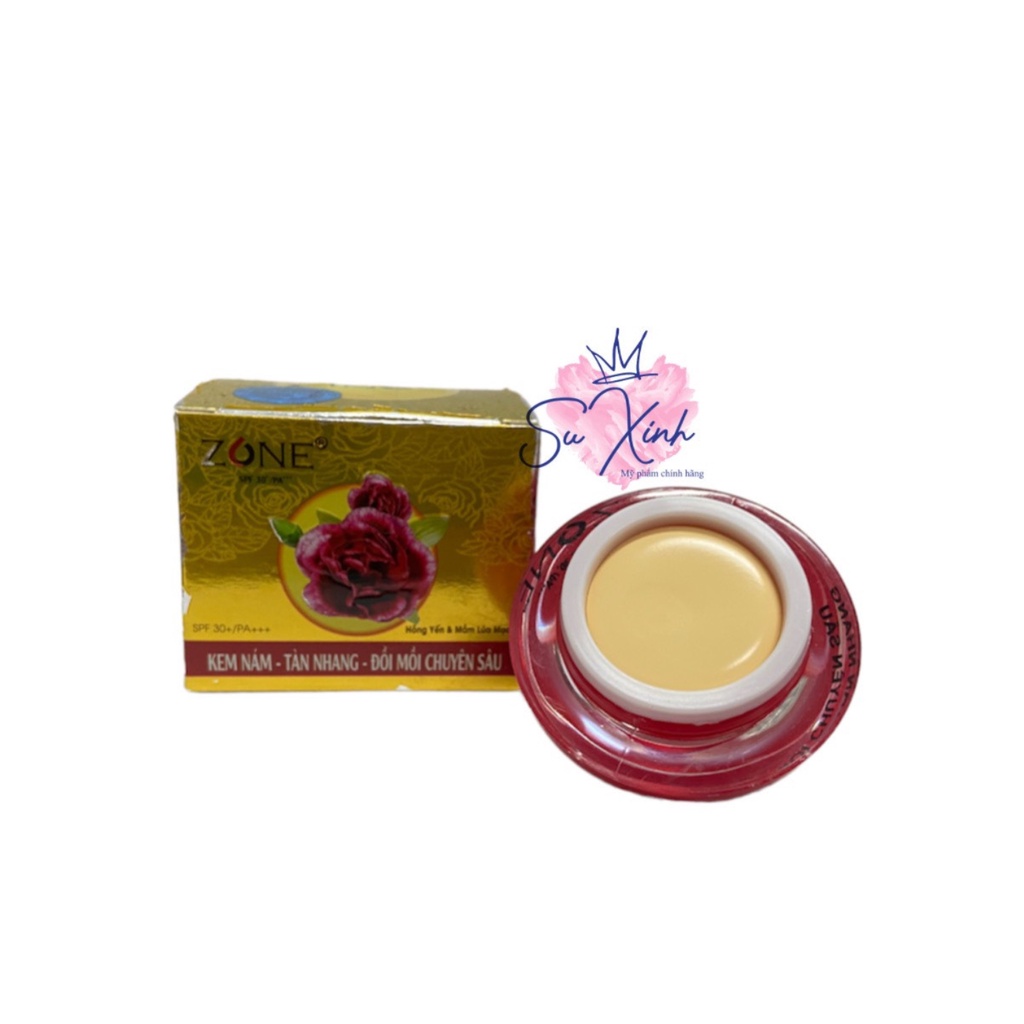 Kem Nám Tàn Nhang Đồi Mồi ZONE Dưỡng Trắng Da Se Khít Lỗ Chân Lông 10g