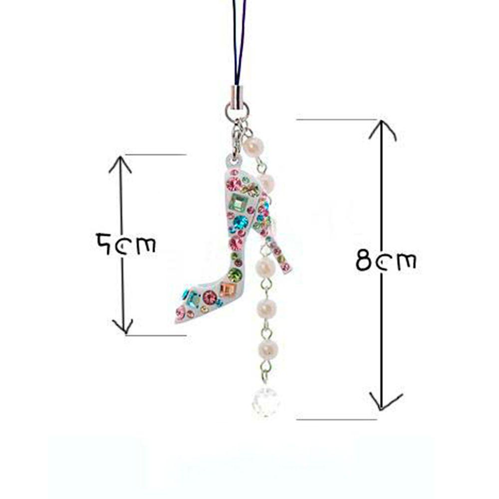 Móc Khóa Đính Ngọc Trai Nhân Tạo Thời Trang Tinh Tế Cho Điện Thoại / Túi Xách