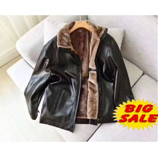 Áo da nam lót lông cao cấp - Đổi trả 1 tuần nếu bong tróc