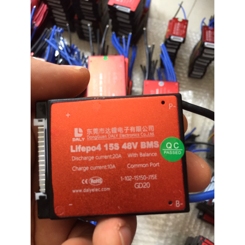 Mạch bảo vệ pin xe điện lithium BMS lifePO4 15S 48V 20A 30A