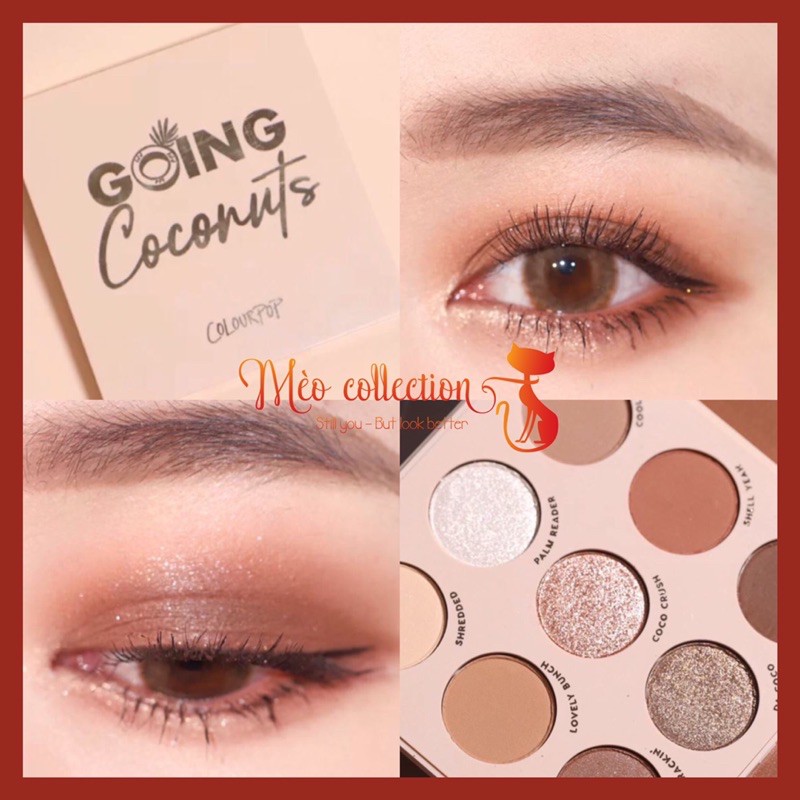 Bảng phấn mắt Colourpop Baby Got Peach/ Making Mauves/ Going Coconuts/ Miss Bliss/ Nude Mood | BigBuy360 - bigbuy360.vn