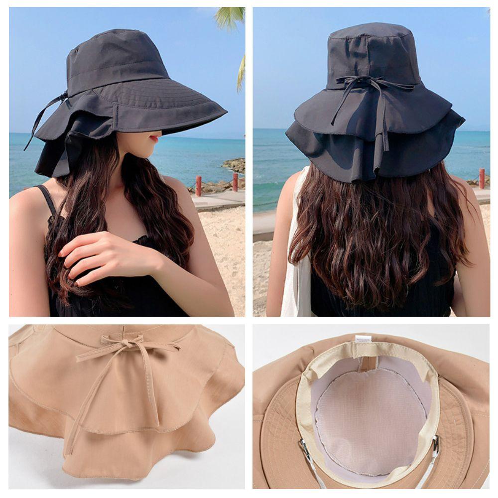BORAG Mũ Lưỡi Trai Chống Nắng Chống Tia UV Có Lỗ Buộc Tóc Đuôi Ngựa Thời Trang Mùa Hè