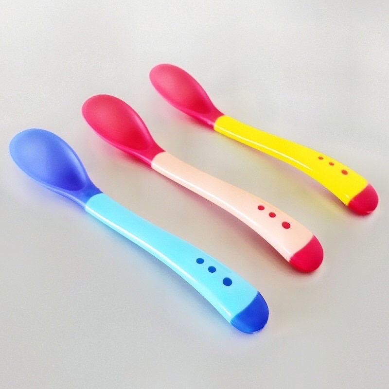 [HCM - SIÊU RẺ] Thìa Báo Nóng Ăn Dặm Cho Bé