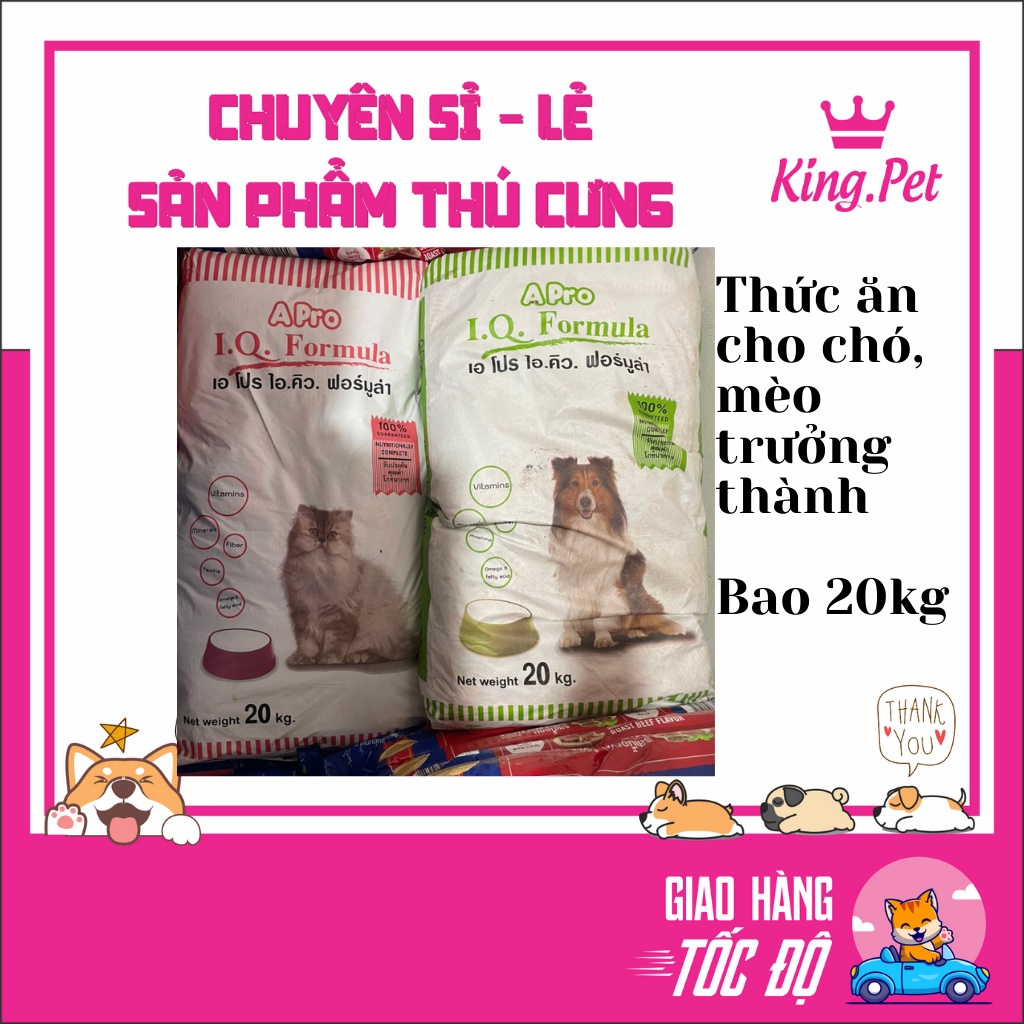 Apro Dog- Apro Meo Thức ăn cho chó mèo bao 20kg