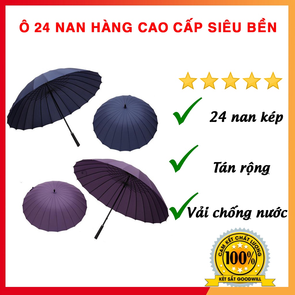 ✔️Ô Dù Siêu To 24 Nan Kiểu Dáng Đẹp Chống Tia UV Bảo Vệ Da Hiệu Quả Vải Chống Thấm Nước  - Dù Che Mưa Siêu To Loại Tốt