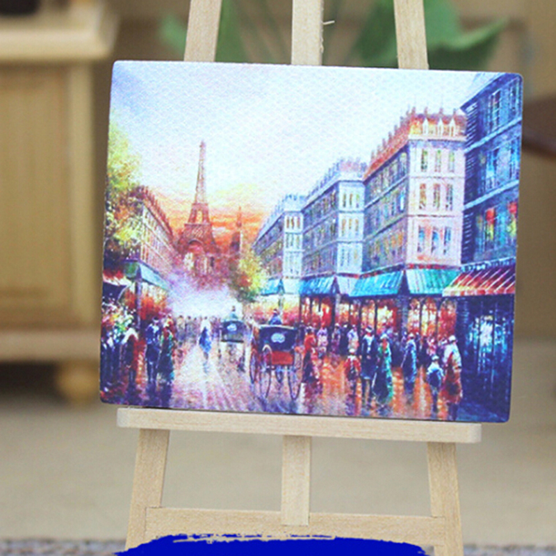 Tranh Sơn Dầu Tự Làm Tỉ Lệ 1: 12 Trang Trí Nhà Búp Bê