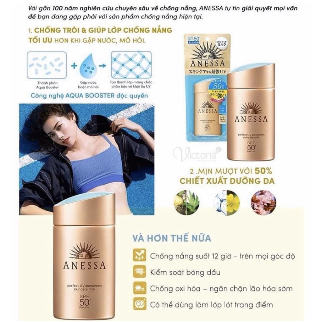 [CHÍNH HÃNG] Kem Chống Nắng ANESSA Shiseido 60ml SPF50+ PA+++ Kem Chống Nắng Nhật Bản, Phiên Bản Mới | BigBuy360 - bigbuy360.vn