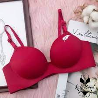 Áo lót nữ, áo ngực nữ su Lông Vũ, không gọng, đệm dày bàn tay nâng ngực chống xệ Lá Liễu