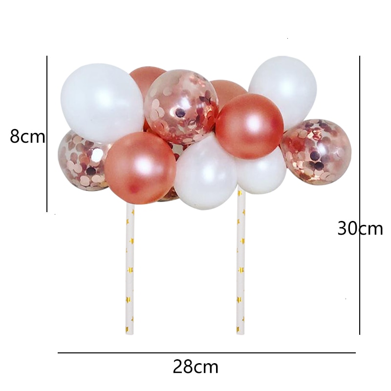 Set 10 Bong Bóng 5 Inch Hình Đám Mây Dùng Để Trang Trí Tiệc Sinh Nhật / Đám Cưới