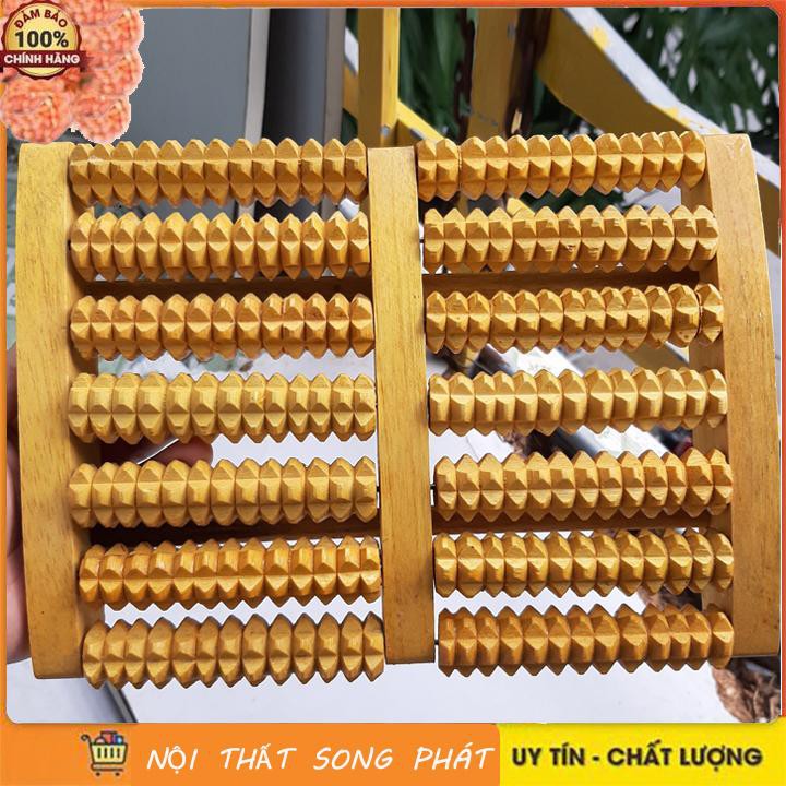 Massage chân 📌FREESHIP📌 Bàn lăn chân gỗ tự nhiên bấm huyệt CAO CẤP giảm căng thẳng mệt mỏi