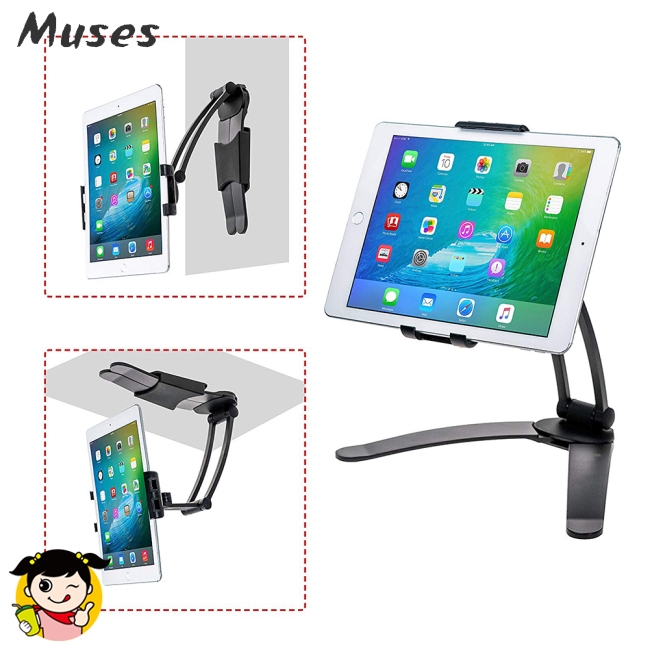 Muse07 Adjustable Holder Stand Wall Mount for iPad Pro, Surface Pro, iPad Mini