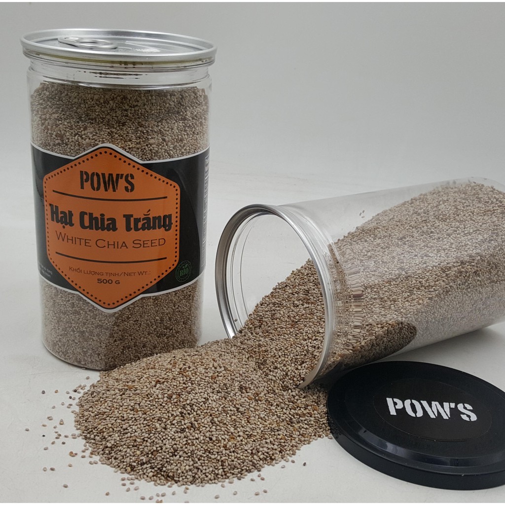 [FREESHIP ĐƠN 99K] Hạt chia trắng Pow's 500gr Organic