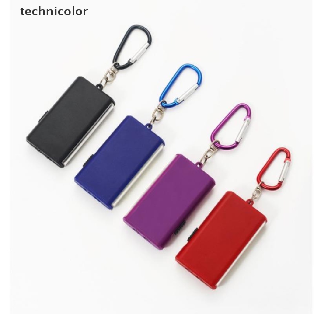 Đèn Pin LED COB Nhiều Màu Có Móc Khóa Di Động Đa Ứng Dụng