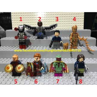Lego Marvel Superheroes Minifigures nhân vật siêu anh hùng Xinh 0217