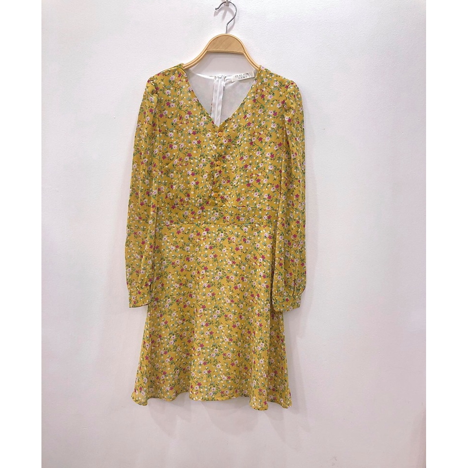 [Mã FAGREEN1505 giảm tới 30K đơn 99K] Đầm - váy hoa nhí dài tay ngắn | BigBuy360 - bigbuy360.vn