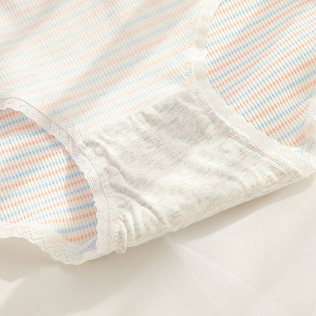 Quần lót nữ cotton ren viền cao cấp ôm dáng đính nơ gợi cảm sexy DEVARI L123
