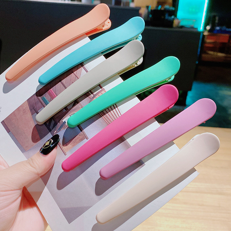 Kẹp tóc mỏ vịt cỡ lớn cố định tóc tiện dụng khi trang điểm/ tạo kiểu tóc
