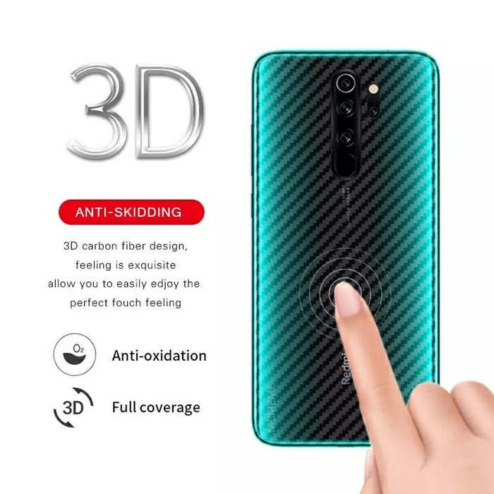 Kính Cường Lực Bảo Vệ Mặt Sau Cho Xiaomi Redmi Note 8 Pro / Note 8 Pro