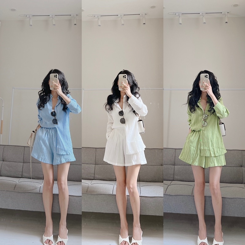 set sơ mi siêu Hàn quốc by Samhyewear
