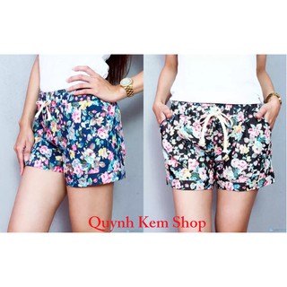 quần đùi bông kaki co giãn cho nàng mặc nhà