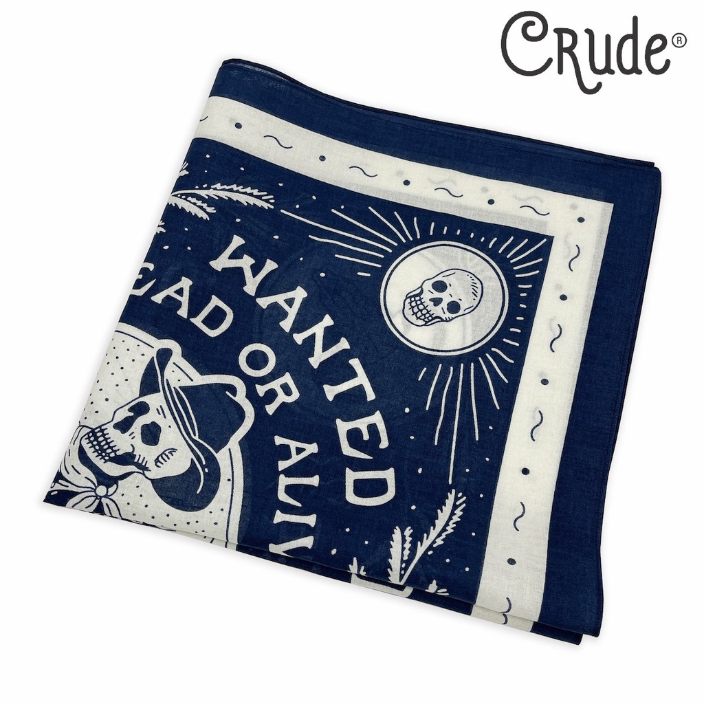 Khăn Bandana Retro Vintage WANTED - Crude VN