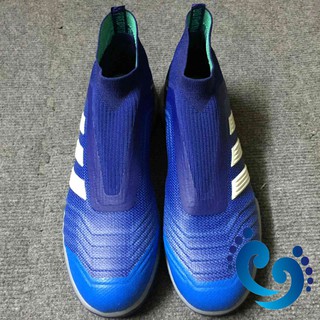Giày đá bóng Predator 18 plus xanh lam nhân tạo (combo giày+túi)