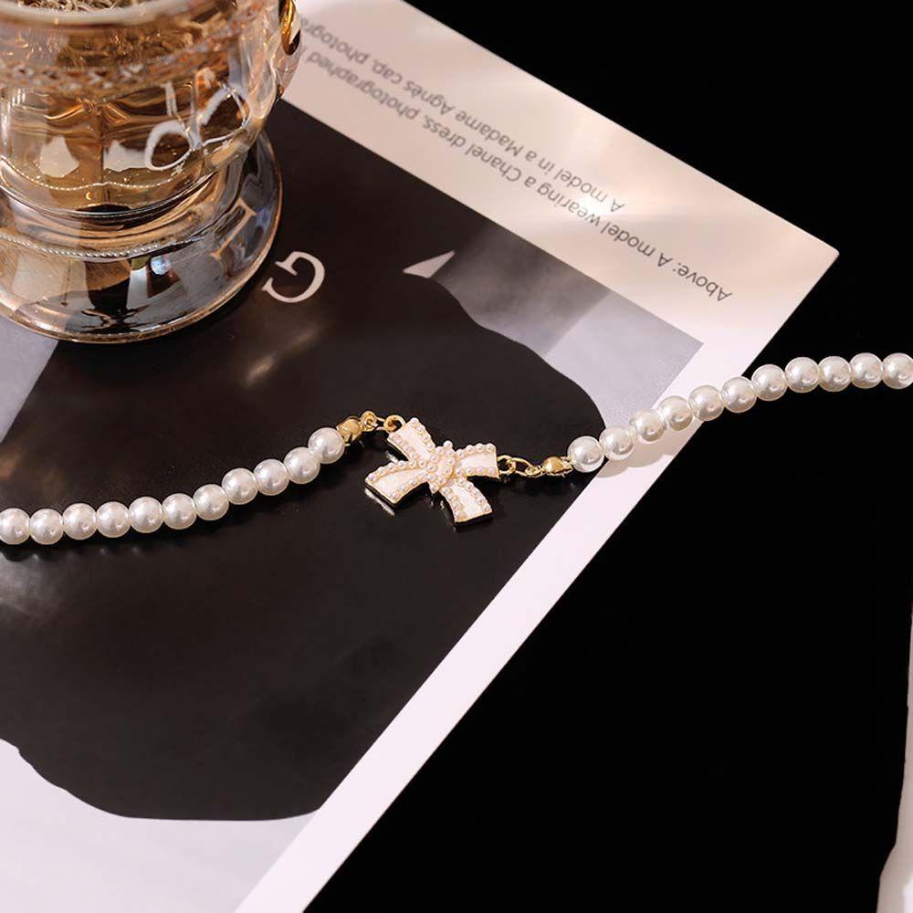 AROMA Vòng Cổ Choker Đính Nơ Phong Cách Vintage Thời Trang Dành Cho Nữ