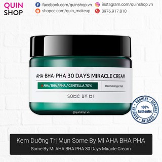[Quinshop.vn] Kem Dưỡng Some By Mi AHA-BHA-PHA 30 Days Miracle Cream