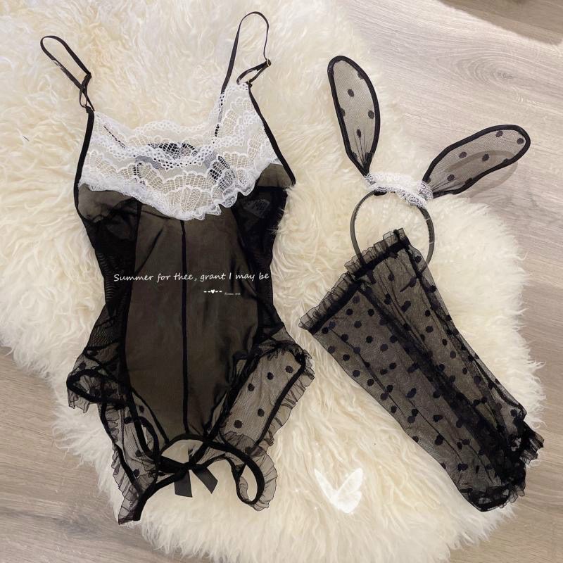 [ Sx792] COSPLAY SEXY KÈM BAO TAY VÀ CÀI - đồ ngủ sexy - kelly wang