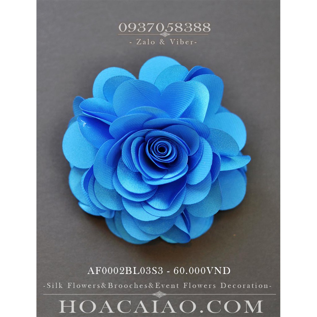 Hoa hồng lụa cài áo AF0002BL03S3