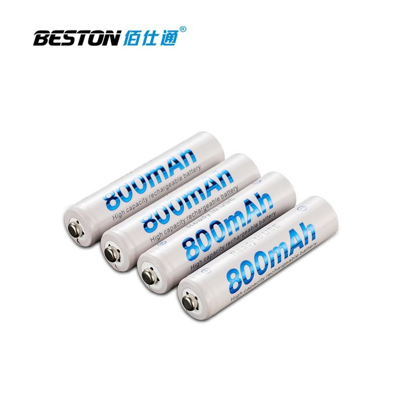 Vỉ 04 Pin sạc AAA (3A) BESTON , Pin đũa sạc dung lượng 1100mAh, 600mAh, 800mAh, 1300mAh Tặng kèm hộp đựng pin