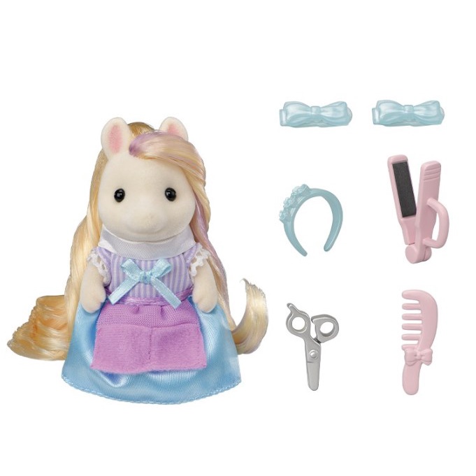 Sylvanian Family Sylvanian Bộ Tóc Tạo Kiểu Tóc Ngựa Sylvanian / Sylvanian / Hàn Quốc Giao Hàng Trực Tiếp